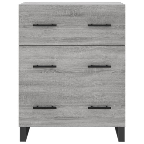 vidaXL Highboard Grey Sonoma 69.5x34x180 cm Engineered Wood
