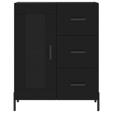 vidaXL Highboard Black 69.5x34x180 cm Engineered Wood