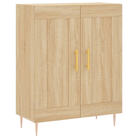 vidaXL Highboard Sonoma Oak 69.5x34x180 cm Engineered Wood