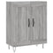 vidaXL Highboard Grey Sonoma 69.5x34x180 cm Engineered Wood