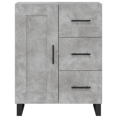 vidaXL Highboard Concrete Grey 69.5x34x180 cm Engineered Wood