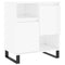 vidaXL Sideboards 2 pcs High Gloss White Engineered Wood