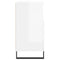 vidaXL Sideboards 2 pcs High Gloss White Engineered Wood