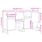 vidaXL Sideboards 2 pcs Smoked Oak Engineered Wood