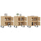 vidaXL Sideboards 3 pcs Sonoma Oak Engineered Wood