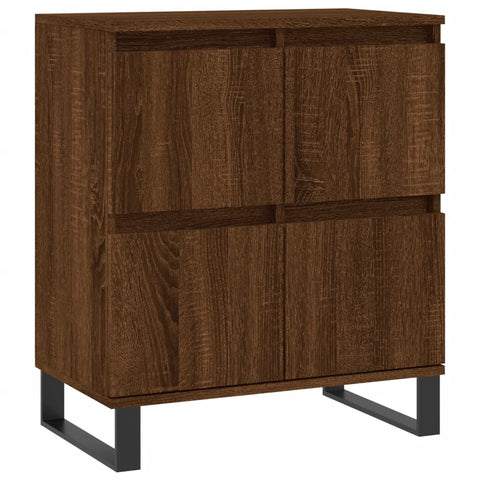 vidaXL Sideboards 3 pcs Brown Oak Engineered Wood