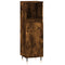 vidaXL 3 Piece Bathroom Furniture Set Smoked Oak Engineered Wood