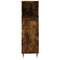 vidaXL 3 Piece Bathroom Furniture Set Smoked Oak Engineered Wood