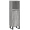 vidaXL 3 Piece Bathroom Furniture Set Grey Sonoma Engineered Wood