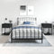 vidaXL Bedside Tables 2 pcs Black 44x45x58 cm Engineered Wood