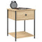 vidaXL Bedside Tables 2 pcs Sonoma Oak 44x45x58 cm Engineered Wood
