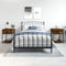 vidaXL Bedside Tables 2 pcs Smoked Oak 44x45x58 cm Engineered Wood