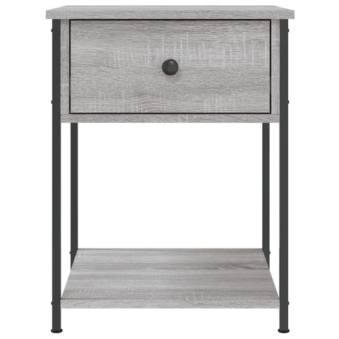 vidaXL Bedside Table Grey Sonoma 44x45x58 cm Engineered Wood