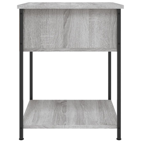 vidaXL Bedside Table Grey Sonoma 44x45x58 cm Engineered Wood