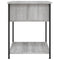 vidaXL Bedside Table Grey Sonoma 44x45x58 cm Engineered Wood