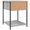 vidaXL Bedside Table Grey Sonoma 44x45x58 cm Engineered Wood