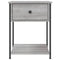 vidaXL Bedside Tables 2 pcs Grey Sonoma 44x45x58 cm Engineered Wood