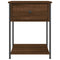 vidaXL Bedside Tables 2 pcs Brown Oak 44x45x58 cm Engineered Wood