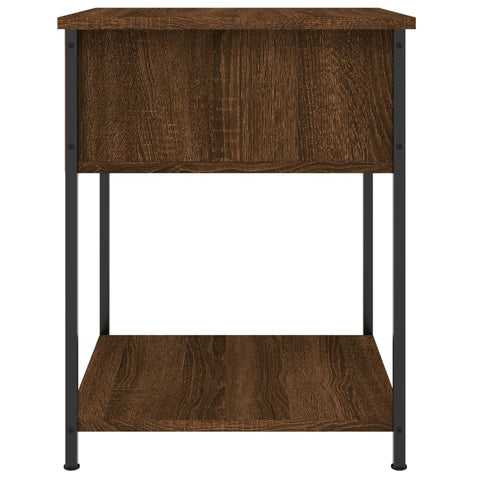 vidaXL Bedside Tables 2 pcs Brown Oak 44x45x58 cm Engineered Wood