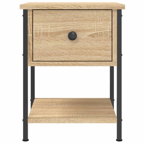 vidaXL Bedside Table Sonoma Oak 34x35.5x45 cm Engineered Wood