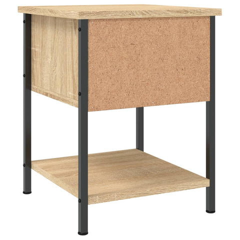 vidaXL Bedside Table Sonoma Oak 34x35.5x45 cm Engineered Wood