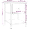 vidaXL Bedside Table Sonoma Oak 34x35.5x45 cm Engineered Wood