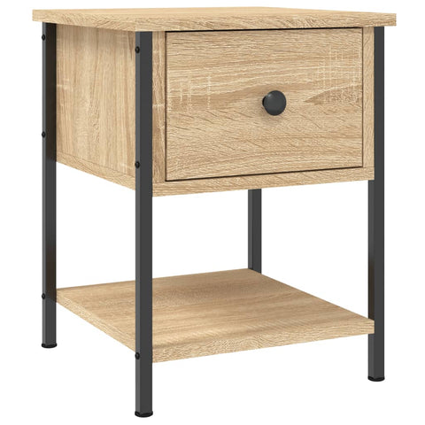 vidaXL Bedside Tables 2 pcs Sonoma Oak 34x35.5x45 cm Engineered Wood