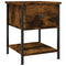 vidaXL Bedside Tables 2 pcs Smoked Oak 34x35.5x45 cm Engineered Wood