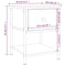 vidaXL Bedside Table Grey Sonoma 34x35.5x45 cm Engineered Wood