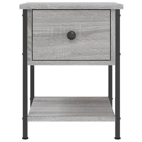 vidaXL Bedside Tables 2 pcs Grey Sonoma 34x35.5x45 cm Engineered Wood