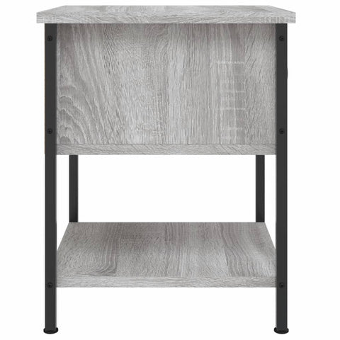 vidaXL Bedside Tables 2 pcs Grey Sonoma 34x35.5x45 cm Engineered Wood