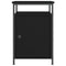 vidaXL Bedside Cabinets 2 pcs Black 40x42x60 cm Engineered Wood