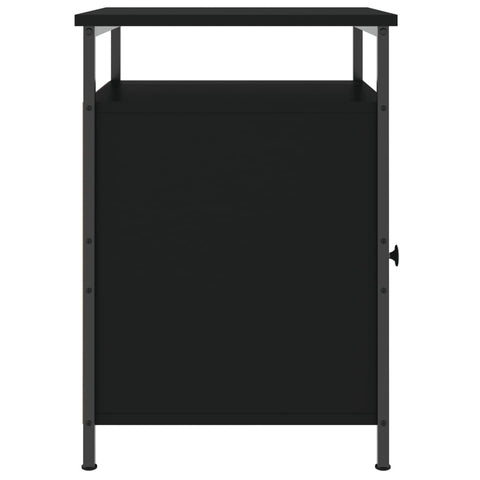 vidaXL Bedside Cabinets 2 pcs Black 40x42x60 cm Engineered Wood