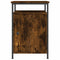 vidaXL Bedside Cabinet Smoked Oak 40x42x60 cm Engineered Wood