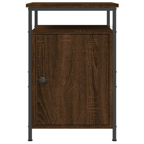 vidaXL Bedside Cabinet Brown Oak 40x42x60 cm Engineered Wood