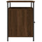 vidaXL Bedside Cabinet Brown Oak 40x42x60 cm Engineered Wood