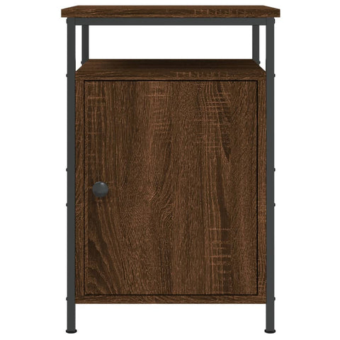 vidaXL Bedside Cabinets 2 pcs Brown Oak 40x42x60 cm Engineered Wood