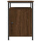 vidaXL Bedside Cabinets 2 pcs Brown Oak 40x42x60 cm Engineered Wood