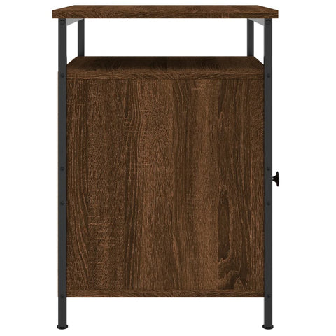 vidaXL Bedside Cabinets 2 pcs Brown Oak 40x42x60 cm Engineered Wood