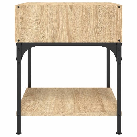 vidaXL Bedside Table Sonoma Oak 40x41x50 cm Engineered Wood