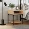 vidaXL Bedside Table Sonoma Oak 40x41x50 cm Engineered Wood