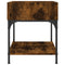 vidaXL Bedside Table Smoked Oak 40x41x50 cm Engineered Wood