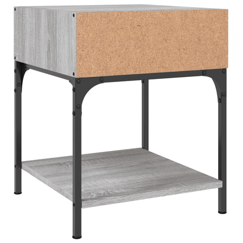 vidaXL Bedside Tables 2 pcs Grey Sonoma 40x41x50 cm Engineered Wood