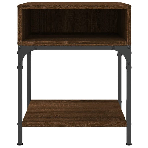 vidaXL Bedside Tables 2 pcs Brown Oak 40x41x50 cm Engineered Wood