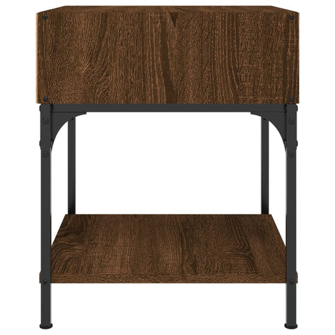 vidaXL Bedside Tables 2 pcs Brown Oak 40x41x50 cm Engineered Wood
