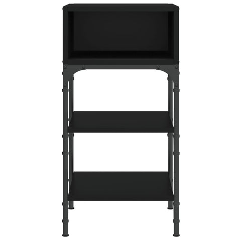 vidaXL Bedside Tables 2 pcs Black 35x34.5x70 cm Engineered Wood