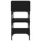 vidaXL Bedside Tables 2 pcs Black 35x34.5x70 cm Engineered Wood