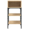 vidaXL Bedside Tables 2 pcs Sonoma Oak 35x34.5x70 cm Engineered Wood