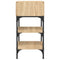 vidaXL Bedside Tables 2 pcs Sonoma Oak 35x34.5x70 cm Engineered Wood