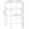 vidaXL Bedside Tables 2 pcs Sonoma Oak 35x34.5x70 cm Engineered Wood